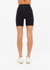 PEACHED 6IN SPIN SHORT - BLACK [USW021008]