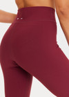 PEACHED 25IN MIDI PANT - BURGUNDY [USW021010]