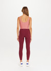 PEACHED 25IN MIDI PANT - BURGUNDY [USW021010]