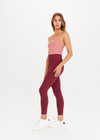 PEACHED 25IN MIDI PANT - BURGUNDY [USW021010]
