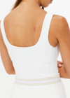 PEACHED LUCETTE DRESS - WHITE [USW024006]