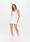 PEACHED BROOKLYN DRESS - WHITE [USW024026]