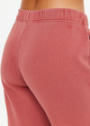THE UPSIDE women’s red organic cotton Serendipity Harrison Track is a true-to-size fit and features an elasticated waistband and side seam pockets. Made for everyday.
