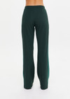 THE UPSIDE women’s green Lenzing viscose Maneki Petra Flare features hem splits and contrast knitted tape down the side seams. Made for lifestyle.
