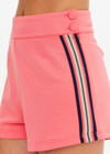 THE UPSIDE women’s pink Voila Cynthea Short is a true-to-size fit in a soft suiting fabrication and features a structured waistband and invisible zip in side seam. Made for everyday.