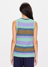 NIKKO KNIT VEST - STRIPE [USW424037]