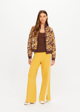 THE UPSIDE women's floral organic cotton Copacabana Margot Knit Jacket offers a relaxed fit and features a floral knit jacquard design, front pockets and contrast ribbed trims. Made for lifestyle.
