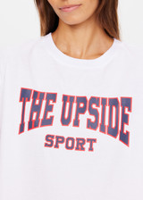 IVY LEAGUE SAMMI TEE - WHITE [USW424142]