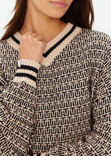CASTILLA MILLIE KNIT SWEATER - PEBBLE [USW125050]