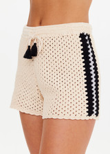 LUMINARY CROCHET HALI SHORT - NATURAL [USW225132]