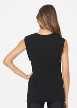 MUSCLE TANK - BLACK [USW020041]