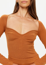 THE BANYA ROMY TOP - CHAI [USW924009]