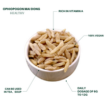  精选麦冬粒 润肺清心 泡水喝 225g Premium Selected Natural Radix Ophiopogonis