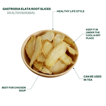 天麻，天麻片，炖汤，缓解头痛 Gastrodia Elata Root Slices, Tian Ma, Herbal Supplement, 4oz