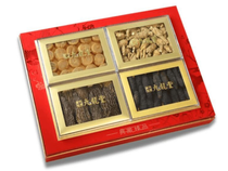  花旗参干贝羊肚菌岩刺参四拼礼盒送礼参茸海味 Premium Morel & Seafood Four-Treasure Gift Box