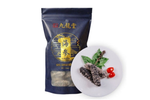 野生海参 经典南美双排肥仔刺参 (大号) 大约15头 一磅 Premium Dried South America Sea Cucumber 1lb (big size approximately15 pieces) 