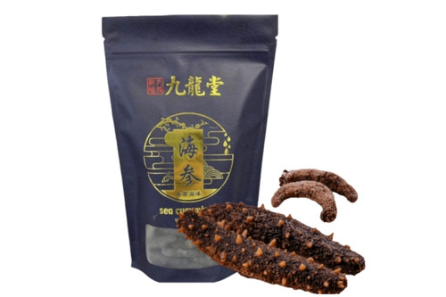  特级野生淡干美国阿拉斯加红参 大号 8oz（6-10头） Alaska Dried Wild Caught Sea cucumber Big size 6-10 pieces