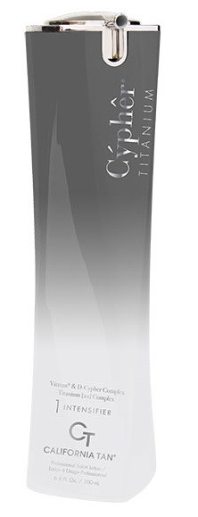 California Tan Cypher Titanium Black Optimizer 6.8 oz
