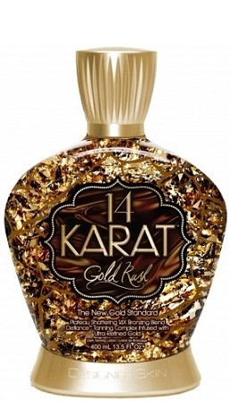 14 Karat Gold Rush tanning lotion by Designer Skin