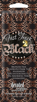 Fast Track 2 Black Maximizer Tanning Lotion Packet
