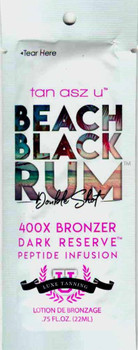  BEACH BLACK RUM Double Shot 400X Bronzer Packet