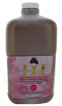 Double Dark Chocolate Covered Strawberries 400X Bronzer 64 oz  with Pump