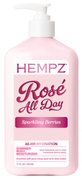 Hempz Rose' All Day Moisturizer 17 oz