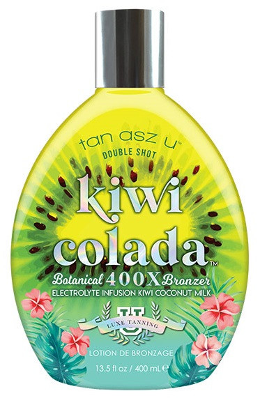 U-TAN☆ Tan Asz U Double Shot KIWI COLADA 400X Bronzer 13.5 oz