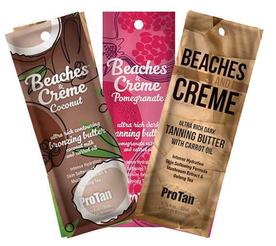 12 Beaches and Creme Tanning Lotion Packets