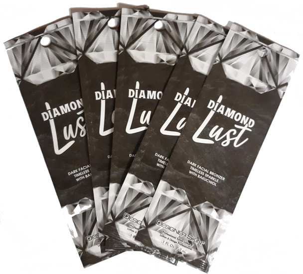 5 Designer Skin DIAMOND LUST Facial Bronzer Packets