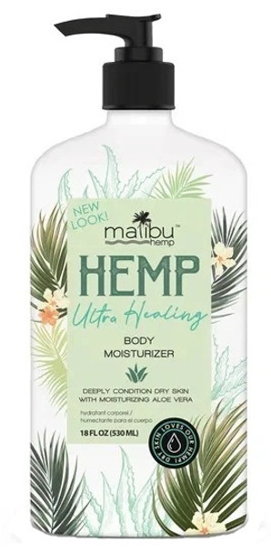 Malibu Hemp Ultra Healling Body Moisturizer  18 oz Malibu Hemp Ultra Healling Body Moisturizer  18 oz