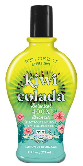 Tan Asz U Double Shot KIWI COLADA 400X Bronzer 7.5 oz