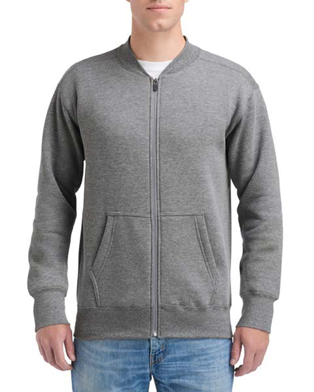 gildan fleece jacket