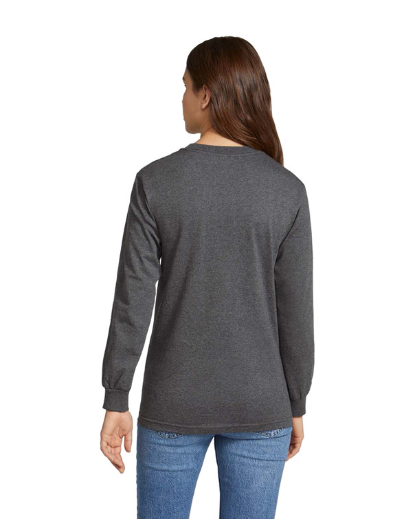 Adult Long Sleeve T-Shirt (Heather Charcoal)