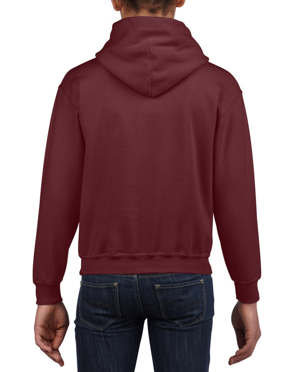 Youth Hooded Sweatshirt (Maroon)