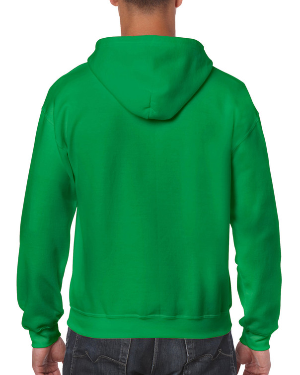 Adult Full Zip Hooded Sweatshirt (Irish Green)