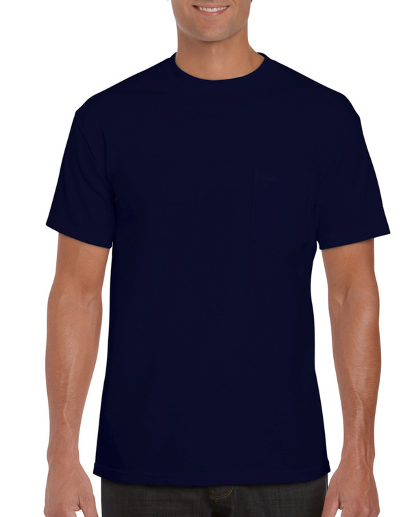 Adult T-Shirt with Pocket (Navy)
