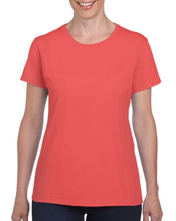 Ladies' T-Shirt (Coral Silk)