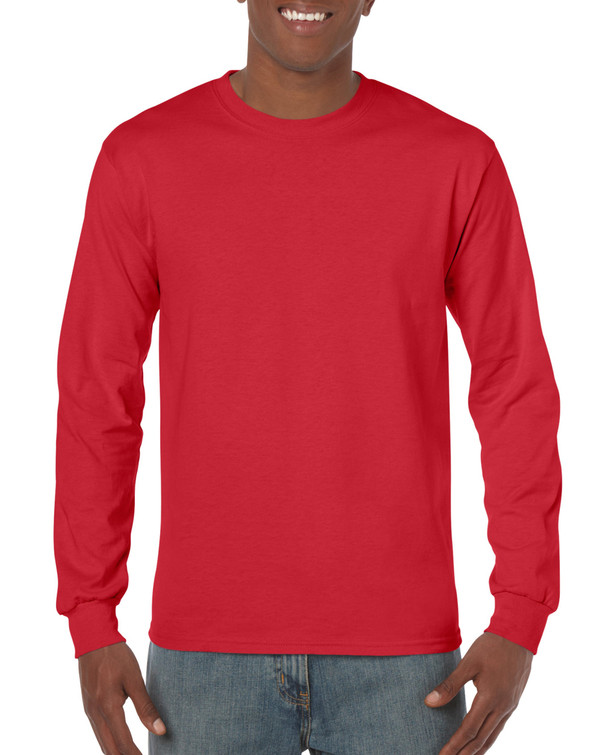 Adult Long Sleeve T-Shirt (Red)