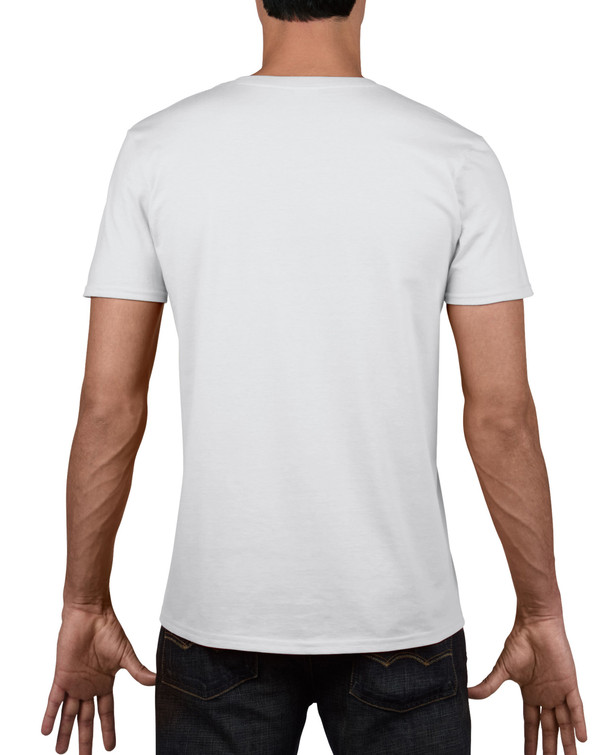 Adult V-Neck T-Shirt (White)
