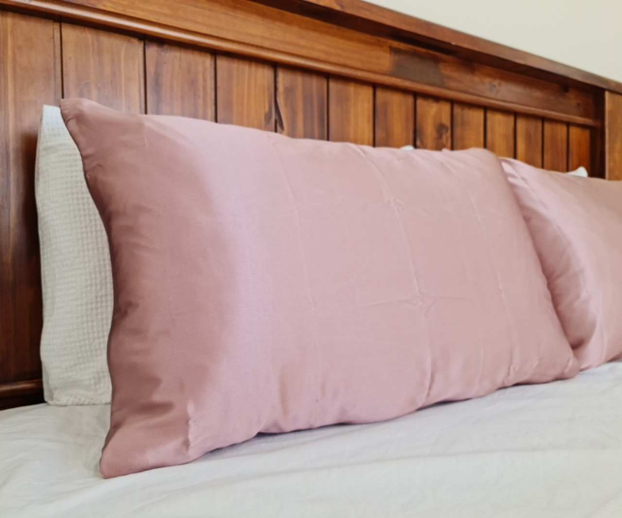 Silk Pillowcase Pale Mauve Pink