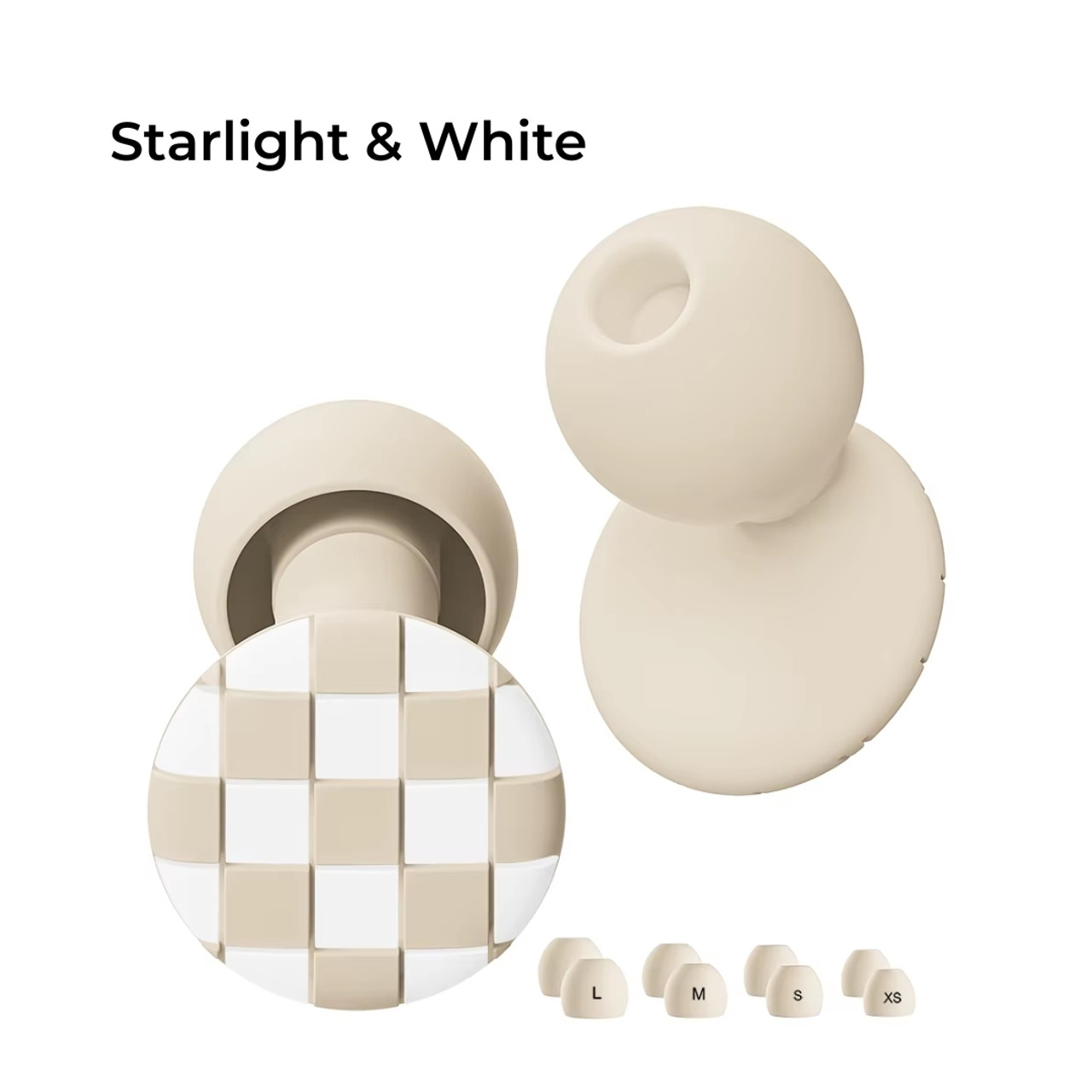 DreamCheck Reusable Earplugs – Noise Cancelling Ear Plugs for Sleeping and Focus NZ - Starlight & White