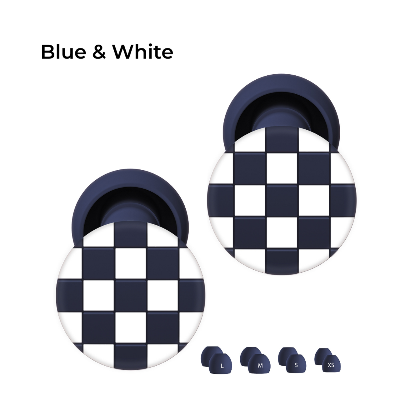 DreamCheck Reusable Earplugs – Noise Cancelling Ear Plugs for Sleeping and Focus NZ - Blue & White