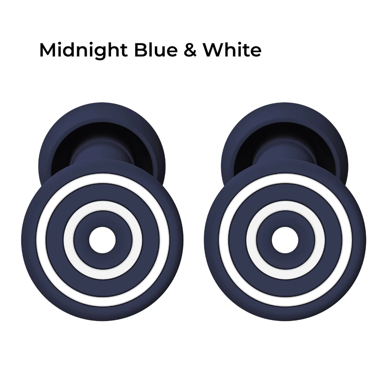 Earplugs for sleeping - Midnight Blue and White
