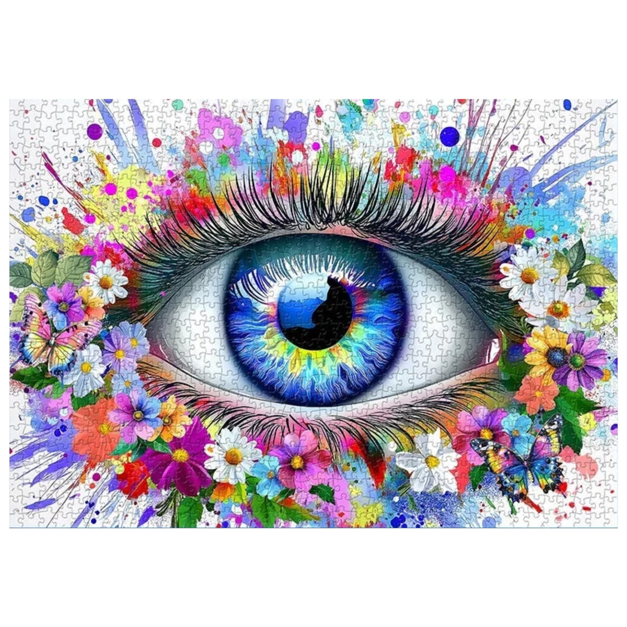 Gorgeous Eyes jigsaw puzzle - beautiful art jigsaw puzzle for adults
