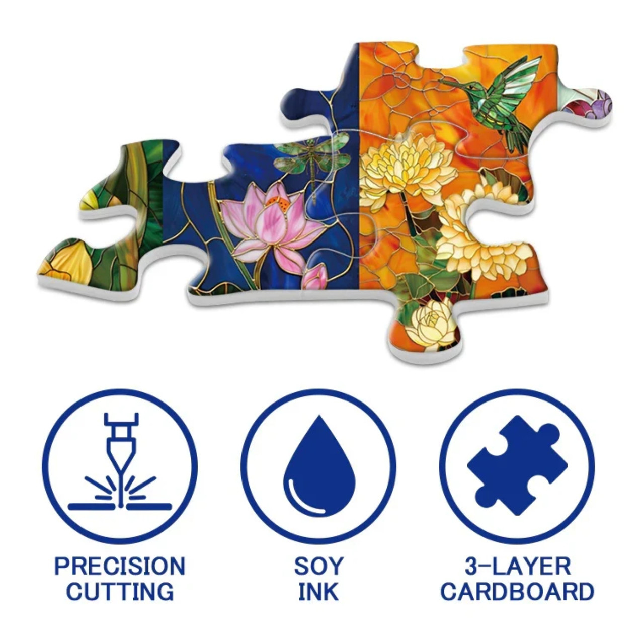 Season Symphony 1000 Piece Jigsaw Puzzle for Adults - Precision Cutting, Soy Ink and 3-Layer Cardboard