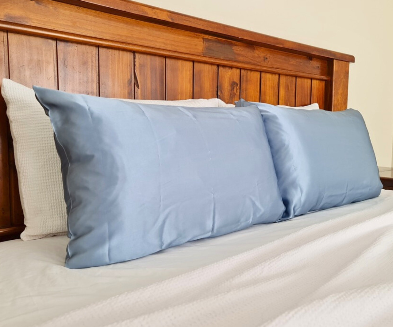 Silk Pillowcases - Grayish Blue