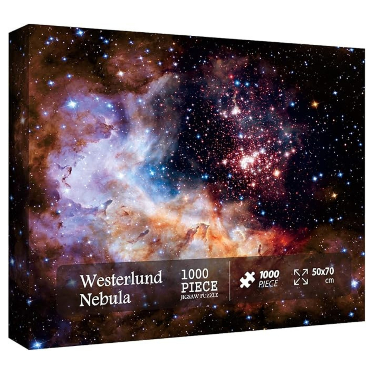 Space Puzzle 1000 Pieces for Adults, Solar System Galaxy Puzzle, Hubble-Westerlund 2 Planets Star Nebula Universe, Challenging Beautiful Jigsaw Puzzle