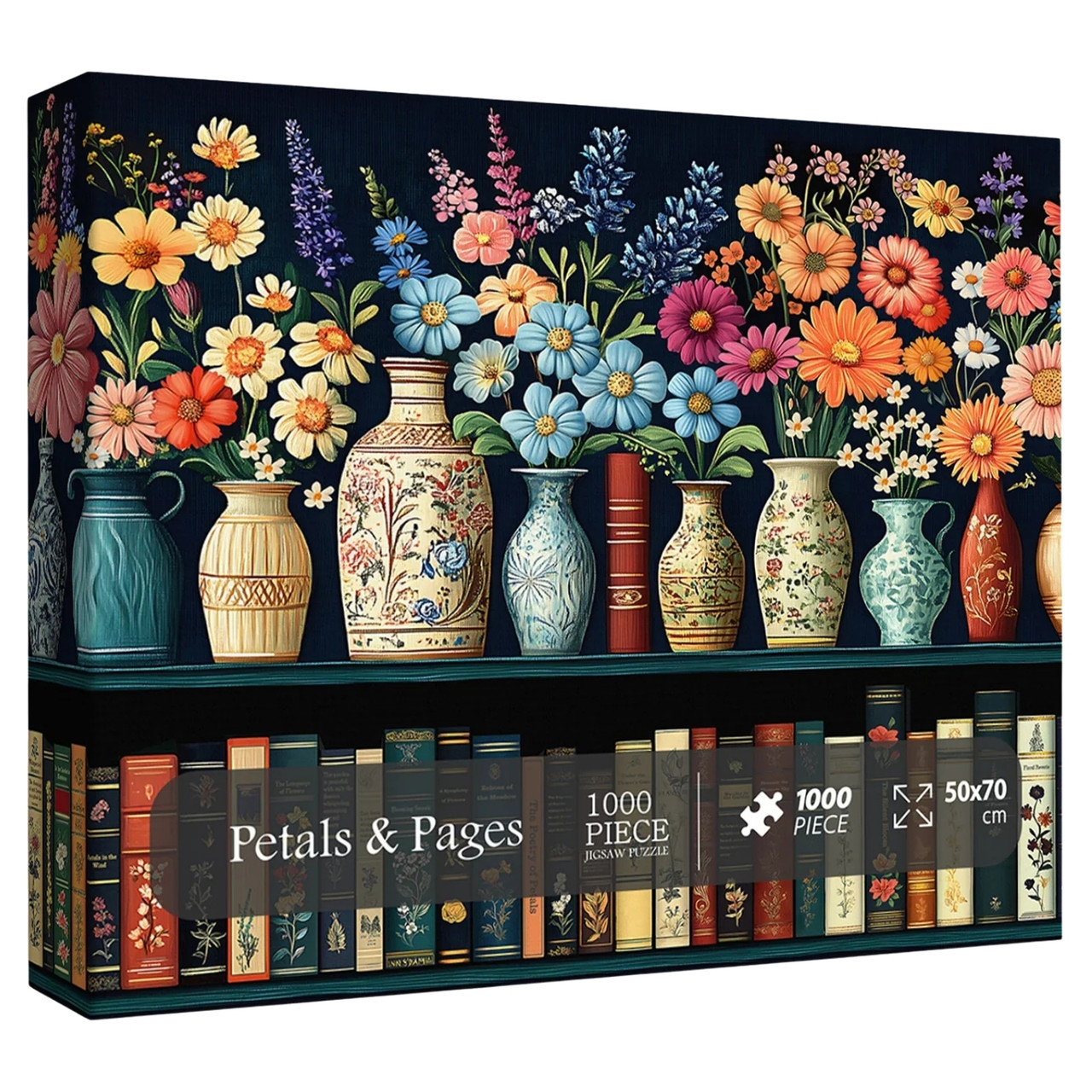 Petal & Pages 1000 Piece Jigsaw Puzzle for Adults