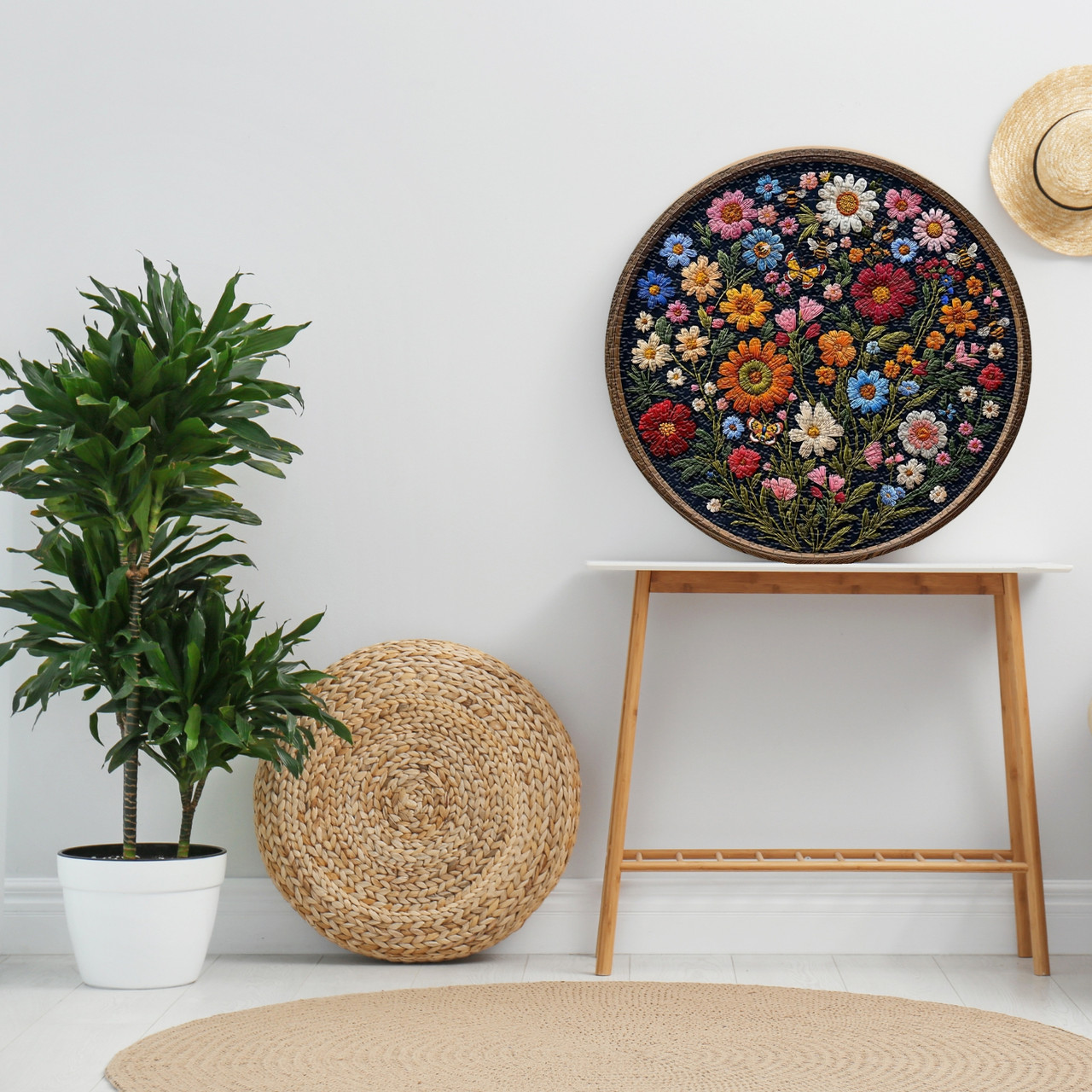 Wildflower Art 1000 Piece Jigsaw Puzzle for Adults - Framed